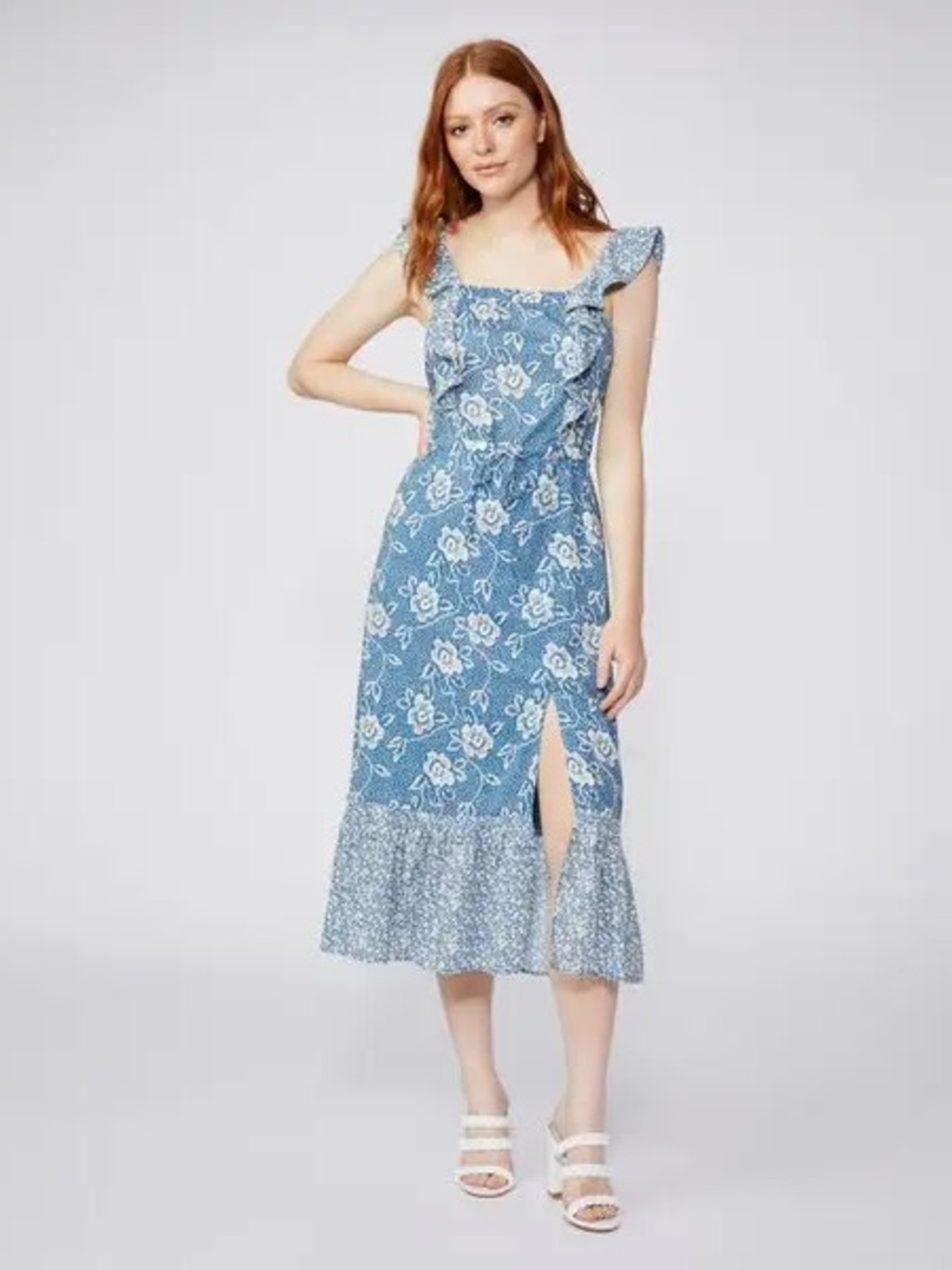 Paige Poppy Dress Navy
